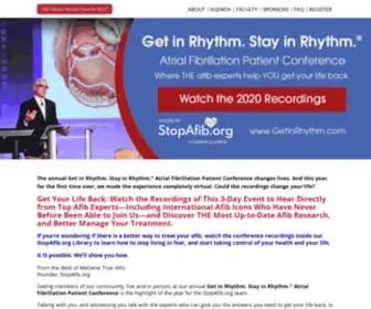 Getinrhythm.com(The annual Get in Rhythm. Stay in Rhythm.®) Screenshot