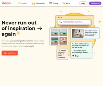 Getinspo.co(Get Inspo) Screenshot