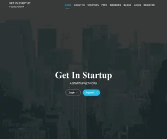 Getinstartup.com(Get in Startup) Screenshot