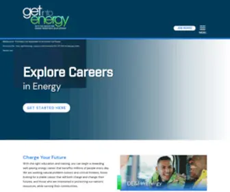 Getintoenergy.org(Get Into Energy) Screenshot