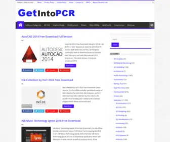 Getintopcr.com(Get Into PCr) Screenshot