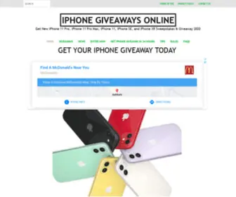 Getiphonenow.win(IPhone Giveaways Online) Screenshot