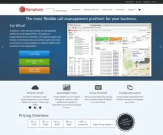 Getisymphony.com(ISymphony Call Manager) Screenshot