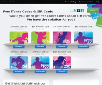 Getitunesgiftcards.com(Free iTunes Codes) Screenshot