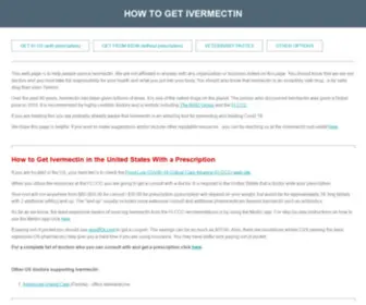 Getivermectin.com(How to Get Ivermectin) Screenshot