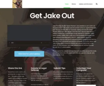 Getjakeout.com(Free Jake Chansley) Screenshot