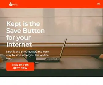 Getkept.com(Getkept) Screenshot