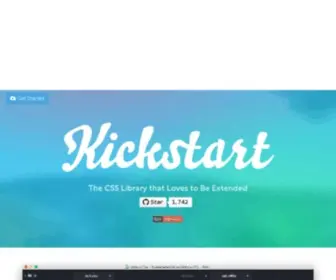 Getkickstrap.com(Bootstrap with apps) Screenshot