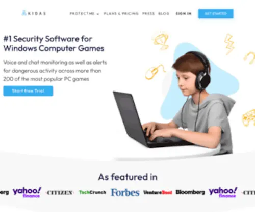 Getkidas.com(Protectme by kidas) Screenshot
