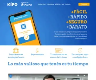 Getkipo.com(La mejor forma de transferir dinero desde PayPal) Screenshot