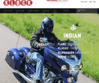 Getklocked.com(Motorcycle Windshields) Screenshot