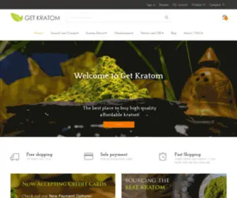 Getkratom.com(Get Kratom) Screenshot