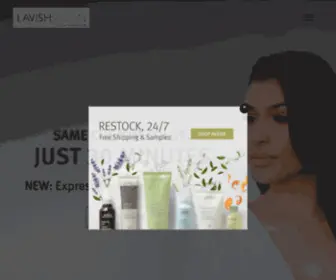 Getlavish.com(Lavish Salon) Screenshot