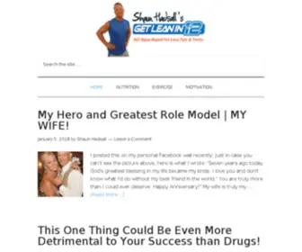 Getleanin12.com(Shaun Hadsall's Get Lean In 12) Screenshot