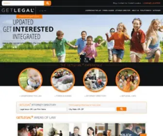 Getlegal.com(Legal Information) Screenshot