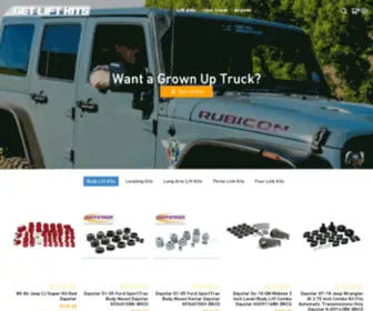 Getliftkits.com(Buy Lift Kits & Truck Suspension Parts) Screenshot