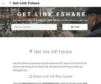 Getlinkfshare.com(Get Link Fshare) Screenshot