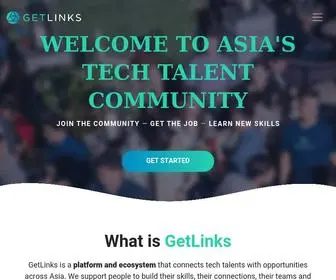 Getlinks.com(Join Asia's Largest Tech Talent Network) Screenshot