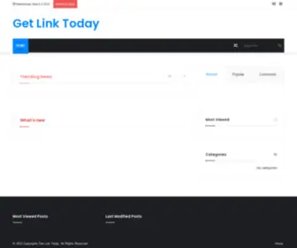 Getlinktoday.com(Get Link Today) Screenshot