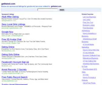 Getlisted.com(Getlisted) Screenshot