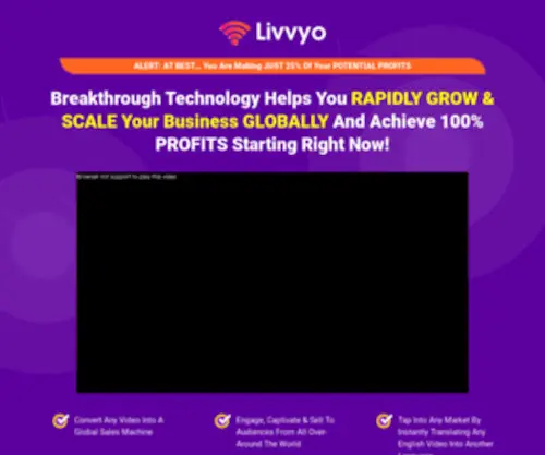 Getlivvyo.com(L I V V Y O) Screenshot