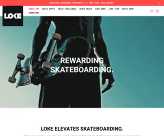 Getloke.com(Loke is an app for skaters) Screenshot