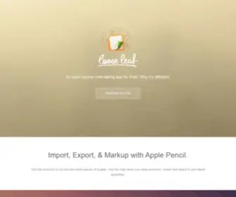 Getlooseleaf.com(Loose Leaf Notes for iPad) Screenshot