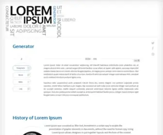 Getlorem.com(Lorem Ipsum) Screenshot