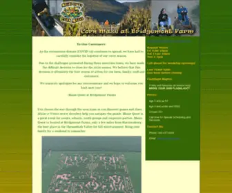 Getlostinthecorn.com(Corn Maze at Bridgemont Farm) Screenshot