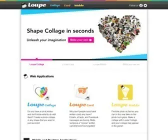 Getloupe.com(Shape Your Photos) Screenshot