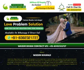 Getlovesolutionsastro.com(Wasim Khan) Screenshot