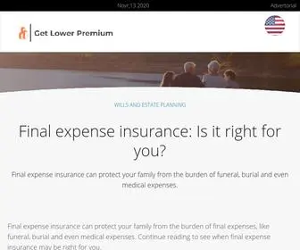 Getlowerpremium.com(Compare Online USA) Screenshot