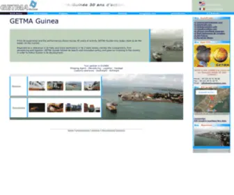Getma.com(GETMA Guinea Your partner in GUINEA Shipping Agent) Screenshot