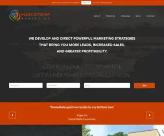 Getmaelstrom.com(Maelstrom Marketing) Screenshot