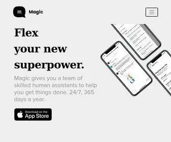Getmagic.com(Turbocharge your business with Magic virtual assistant for $10) Screenshot