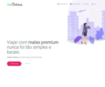 Getmalas.com.br(Aluguel de malas de viagem com economia) Screenshot