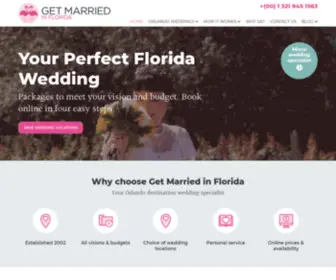 Getmarriedinflorida.com(Orlando Weddings) Screenshot