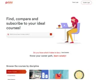 Getmeacourse.com(Online to Classroom Courses) Screenshot