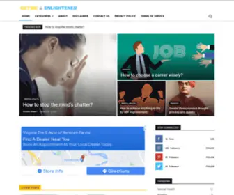 Getmeenlightened.com(Home) Screenshot