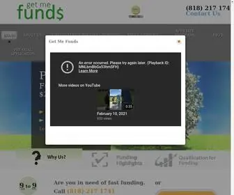 Getmefunds.com(Get Me Funds) Screenshot