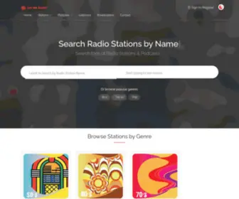 Getmepodcasts.com(Get Me Radio) Screenshot