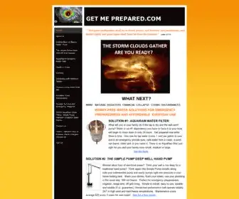 Getmeprepared.com(GET ME) Screenshot