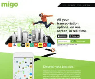 Getmigo.com(The free mobile search app for on) Screenshot