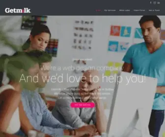 Getmilk.com.au(Web Design Company Sydney) Screenshot