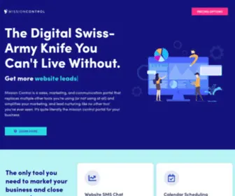 Getmissioncontrol.com(Marketing CRM For Results Driven Businesses) Screenshot