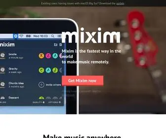 Getmixim.com(Mixim) Screenshot