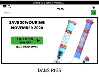 Getmmtech.com(M&M Tech Home of the Lattice and Chandeiler Percolator Dab Rigs) Screenshot