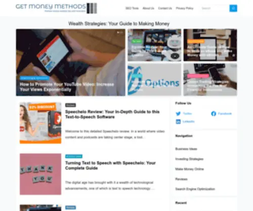 Getmoneymethods.com(Getmoneymethods) Screenshot