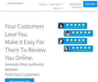 Getmorereviews.com(Your reputation) Screenshot