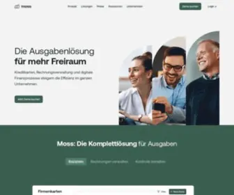Getmoss.com(Spend smarter) Screenshot